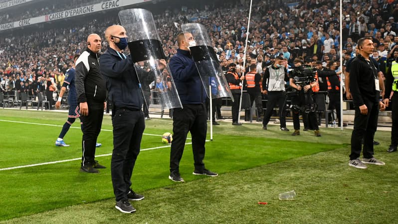 Les stadiers marseillais lors du match contre Paris