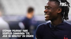 Rennes : Stéphan pourrait faire souffler Camavinga à Dijon "s'il joue 90 minutes" en Croatie