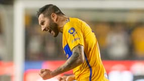 André-Pierre Gignac buteur avec les Tigres face à Puebla, le 3 décembre 2023.
