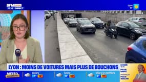 Lyon : moins de voitures mais plus de bouchons