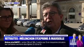 Retraites: Jean-Luc Mélenchon demande aux manifestants "d'être très vigilants à exercer une stricte non violence"