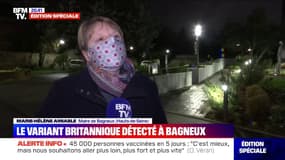 Variant du Covid-19: la population de Bagneux pourra se faire tester "à partir de samedi", déclare la maire de la ville
