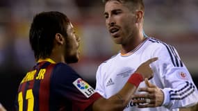 Neymar et Sergio Ramos
