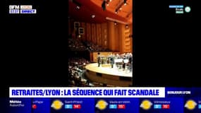 Réforme des retraites: un message sifflé à l'auditorium de Lyon