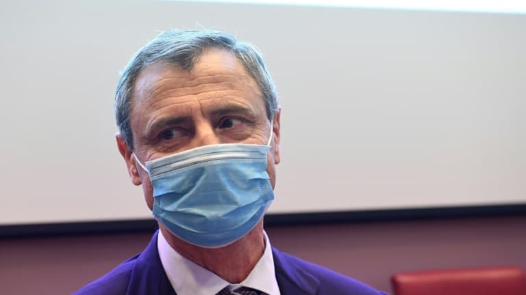 Le PDG d'Orpea, Philippe Charrier, devant la commission des affaires sociales de l'Assemblée nationale, le 2 février 2022, à Paris