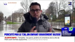 Paris: un enfant de 11 ans en urgence absolue après avoir été percuté par une rame de tramway