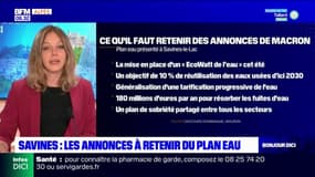 Savines-le-Lac: les annonces d'Emmanuel Macron à retenir sur le "plan eau"