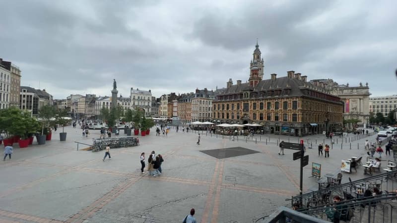 La Grand'Place à Lille le 21 juillet 2022.