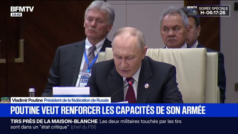 "L'amélioration des combats des contingents nationaux": Vladimir Poutine annonce un renfort de l'armée russe