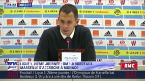 Ligue 1 : "Deux mi-temps complètement différentes de Bordeaux" blâme Poyet
