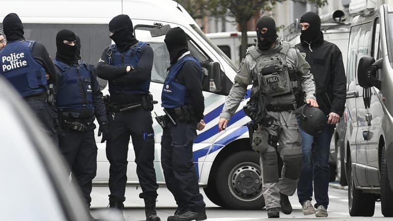 Des forces d'élite belges à Molenbeek, le 16 novembre dernier.