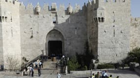 Porte de Damas, à Jérusalem