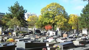 Le cimetière de Belleville à Paris.