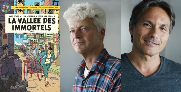 Les nouveaux dessinateurs de Blake et Mortimer: Teun Berserik et Peter Van Dongen. Les nouveaux dessinateurs de Blake et Mortimer: Teun Berserik et Peter Van Dongen.