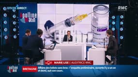 "Ma main droite bleuissait": sur RMC, Marie-Lise témoigne d'effets secondaires après avoir été vaccinée par le sérum d'AstraZeneca