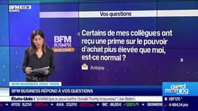 BFM Business avec vous : La prime sur le pouvoir d'achat peut-elle varier d'un salarié à l'autre ? - 12/10