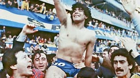 Diego Maradona avec Boca Juniors en 1981