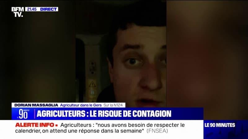 Dorian Massaglia (agriculteur dans le Gers) affirme envisager de bloquer l'aéroport de Toulouse-Blagnac en l'absence de 