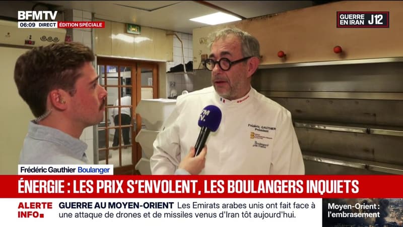 "Une charge mentale qui s'installe": un boulanger inquiet face aux prix de l'énergie s'envolent