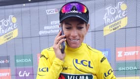 Pauline Ferrand-Prévot en pleine récupération après l'avant-dernière étape du Tour de France féminin, 3 août 2025
