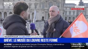 Grève au Louvre: "Un ras-le-bol général", selon Alexis Firitche, secrétaire général de la CFDT-Culture