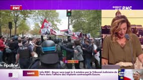 La police est intervenue durant la manif de soutien aux Iraniennes