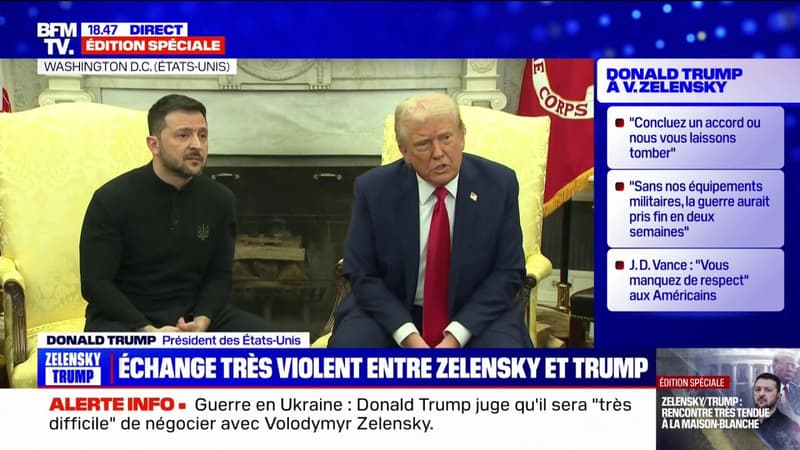 Donald Trump à Volodymyr Zelensky: 