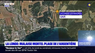 Var: malaise mortel sur la plage de l'Argentière de La-Londe-les-Maures