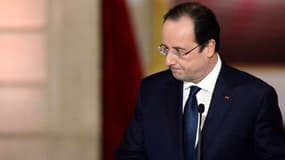 François Hollande, le 14 janvier dernier, lorsqu'il a donné les grands axes du pacte de responsabilité.