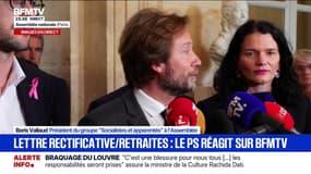 Réforme des retraites: Sébastien Lecornu "m'a confirmé qu'il s'agissait d'une suspension intégrale", affirme Boris Vallaud, président du groupe "Socialistes et apparentés" à l'Assemblée 