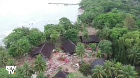 Un tsunami ravage les côtes indonésiennes