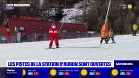 Alpes-Maritimes: les pistes de la station d'Auron sont ouvertes