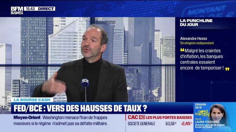 La bourse cash : "Malgré les craintes d'inflation, les banques centrales essaient encore de temporiser" - 26/03