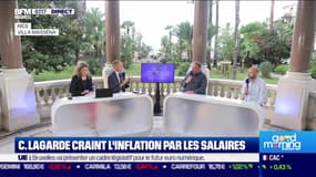 Christophe Barreau face à Jean-Marc Daniel: Christine Lagarde craint l'inflation par les salaires - 28/06