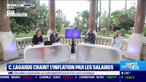 Christophe Barreau face à Jean-Marc Daniel: Christine Lagarde craint l'inflation par les salaires - 28/06