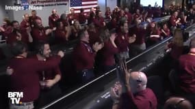 L'explosion de joie à la Nasa à l’atterrissage de la sonde InSight sur Mars