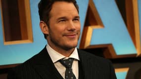 Chris Pratt à Londres en avril 2017