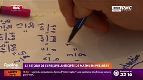 Retour de l'épreuve anticipée de maths en première 
