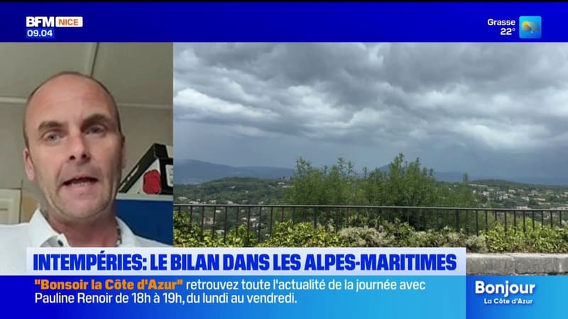 Jusqu'à 40 mm à Nice en une heure : le bilan des intempéries dans les Alpes-Maritimes