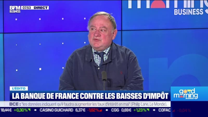 Jean-Marc Daniel : La Banque de France contre les baisses d'impôts - 25/04