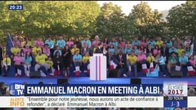 Le meeting d'Emmanuel Macron à Albi