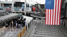 Le terminal international de John F. Kennedy Airport (JFK) à New York City, le 25 janvier 2021. Le président Joe Biden n'a toujours pas levé les restrictions de voyage pour les voyageurs en provenance notamment d'Europe