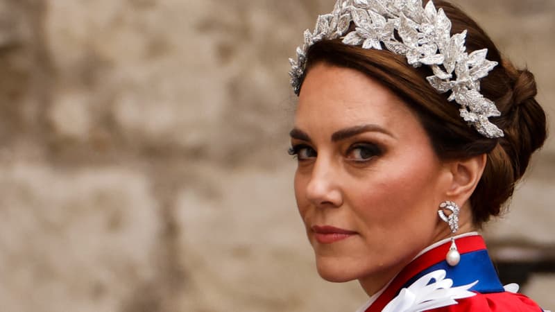 La princesse de Galles, Kate Middleton, le 6 mai 2023 lors du couronnement de Charles III