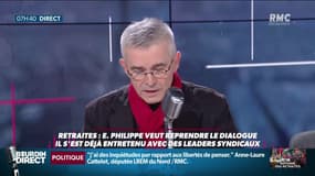 Trêve de noël: "Une mobilisation très importante mardi" décidera de la poursuite de la grève, affirme le représentant de Force Ouvrière sur RMC
