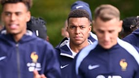 Kylian Mbappé à l'entraînement, le 1er septembre 2025