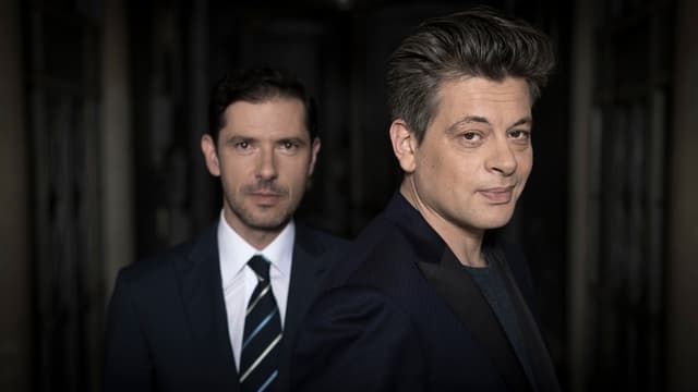 Melvil Poupaud et Benjamin Biolay en mai 2018