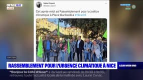 Nice: rassemblement pour l'urgence climatique en marge de la COP26