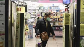 Une pharmacie parisienne en pleine période de coronavirus, ce mardi 24 mars 2020.