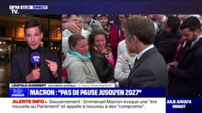 Emmanuel Macron assure qu'il ne faut "pas se mettre en mode pause jusqu'en 2027"