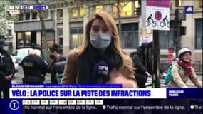 Vélo: la police sur la piste des infractions à Paris